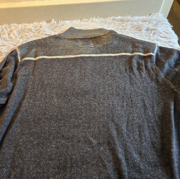Trend by F/X Fusion Zip Cable Mock Sweater Size Large - Picture 15 of 16